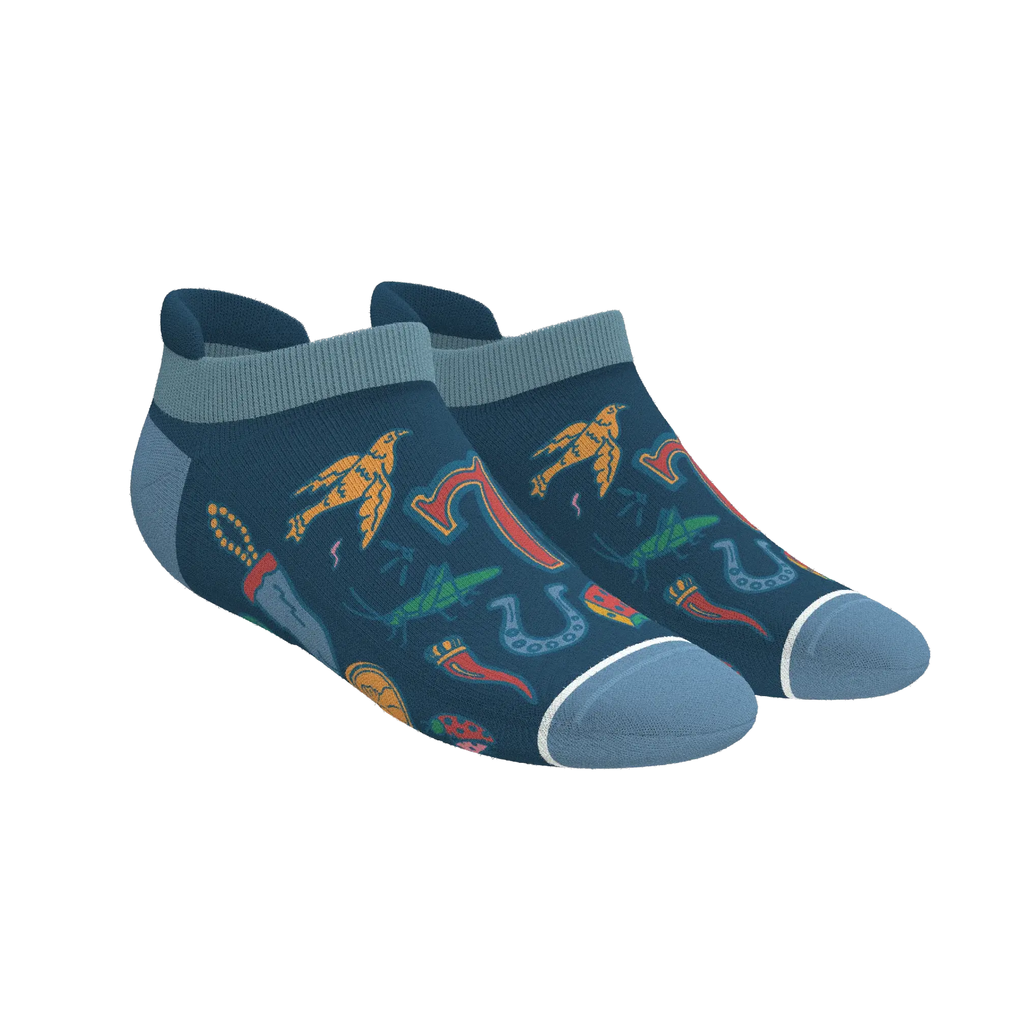 The Lucky Duck | Lucky Symbols Heel Hammock™ Ankle Socks - Shinesty - Flyclothing LLC