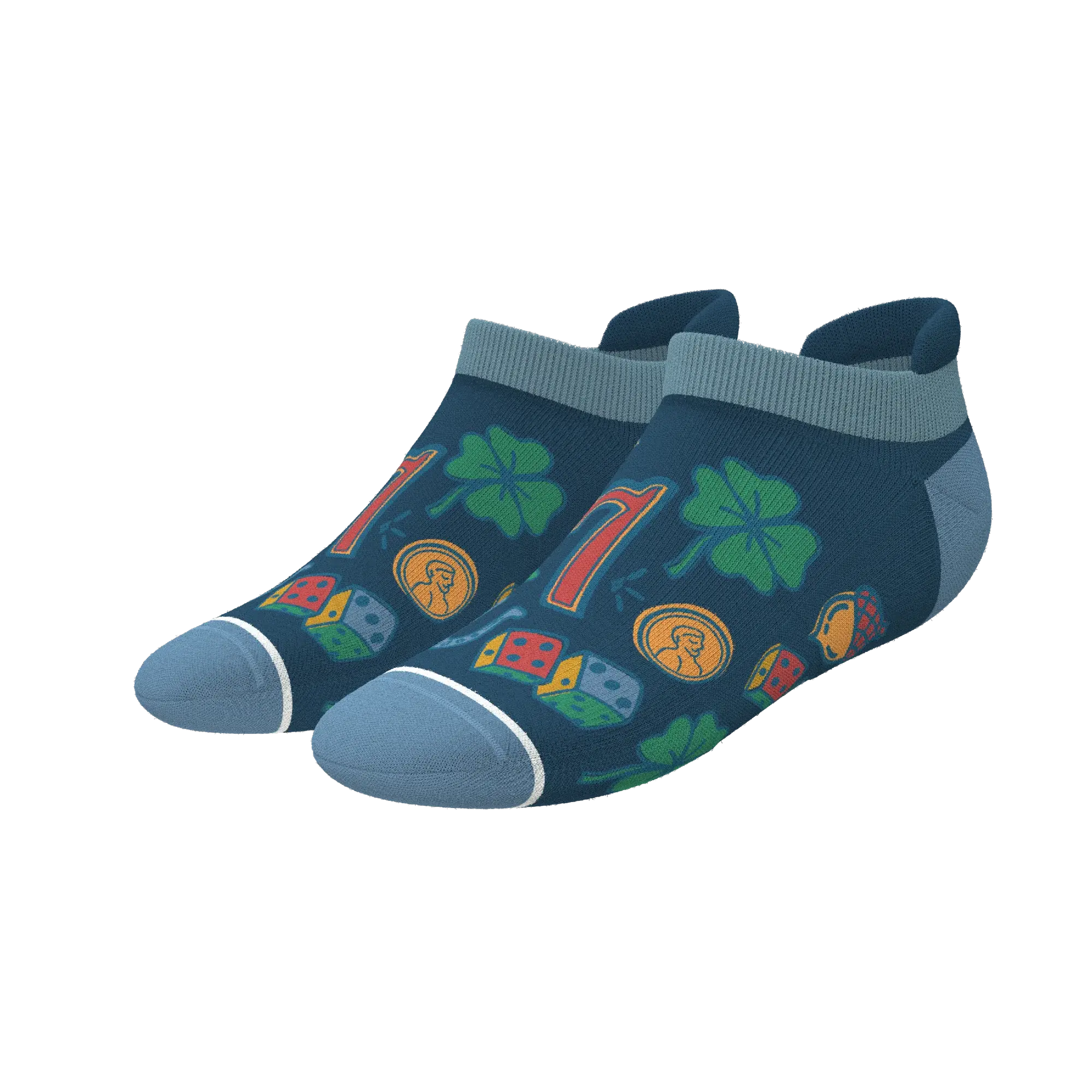 The Lucky Duck | Lucky Symbols Heel Hammock™ Ankle Socks - Shinesty - Flyclothing LLC