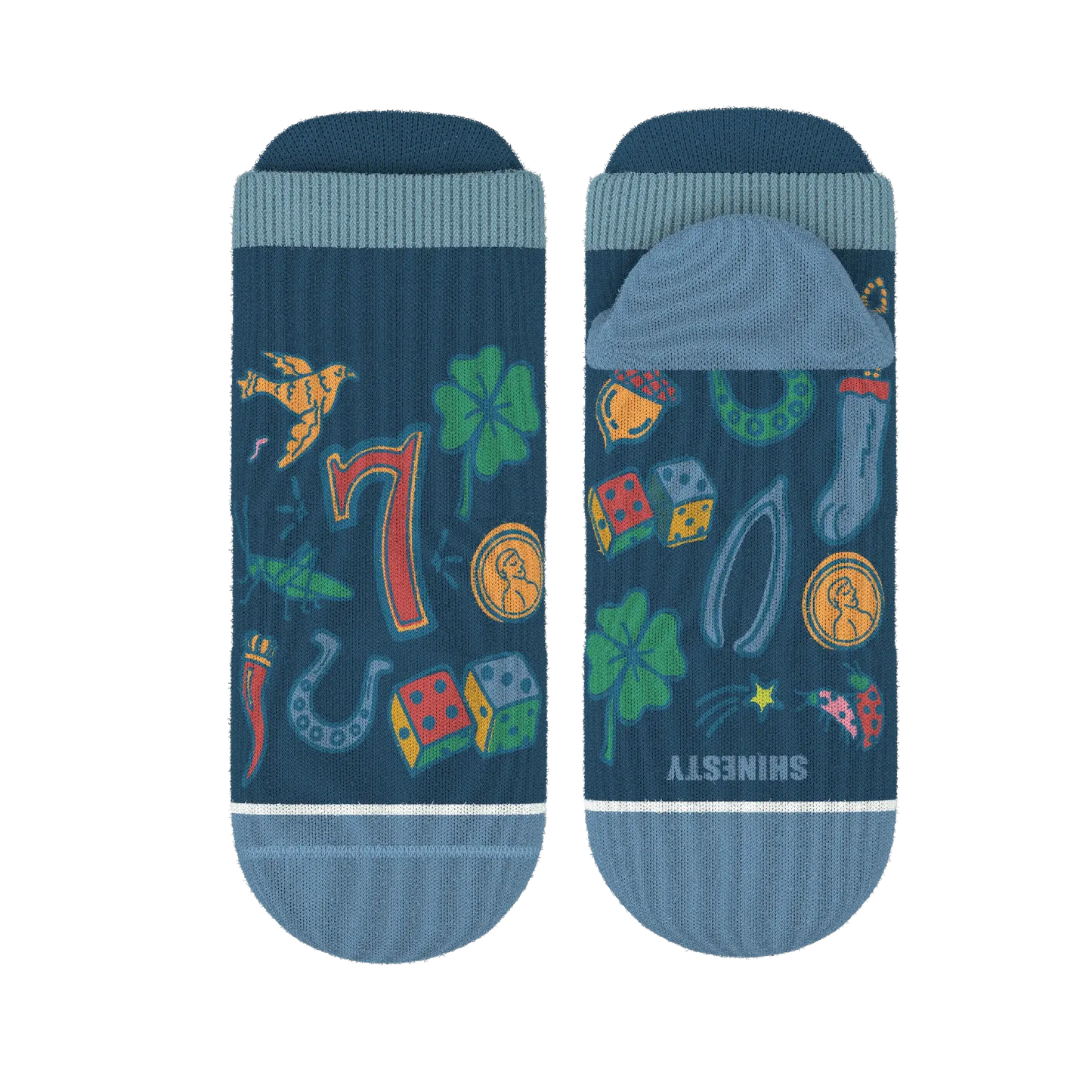 The Lucky Duck | Lucky Symbols Heel Hammock™ Ankle Socks - Shinesty - Flyclothing LLC