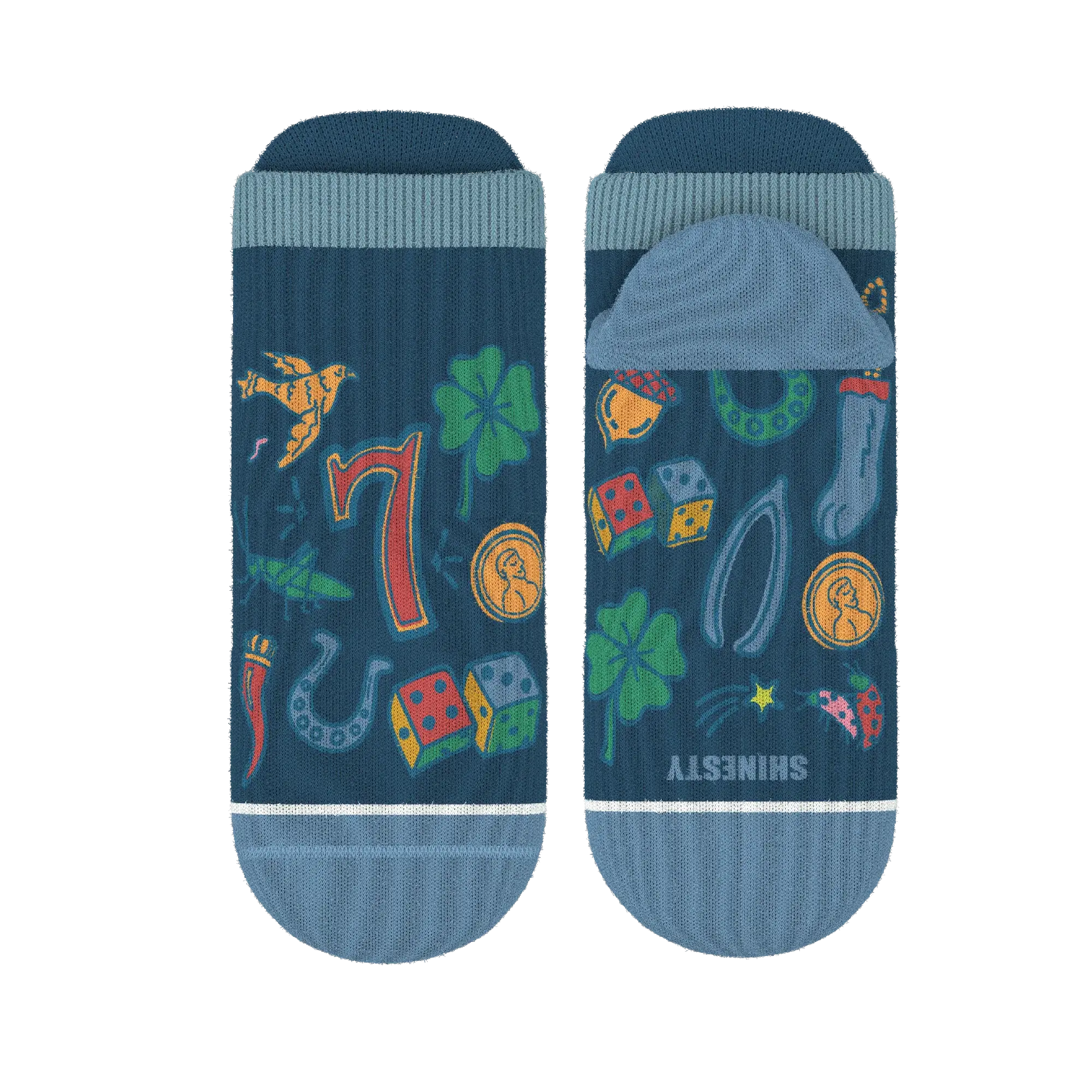 The Lucky Duck | Lucky Symbols Heel Hammock™ Ankle Socks - Shinesty - Flyclothing LLC