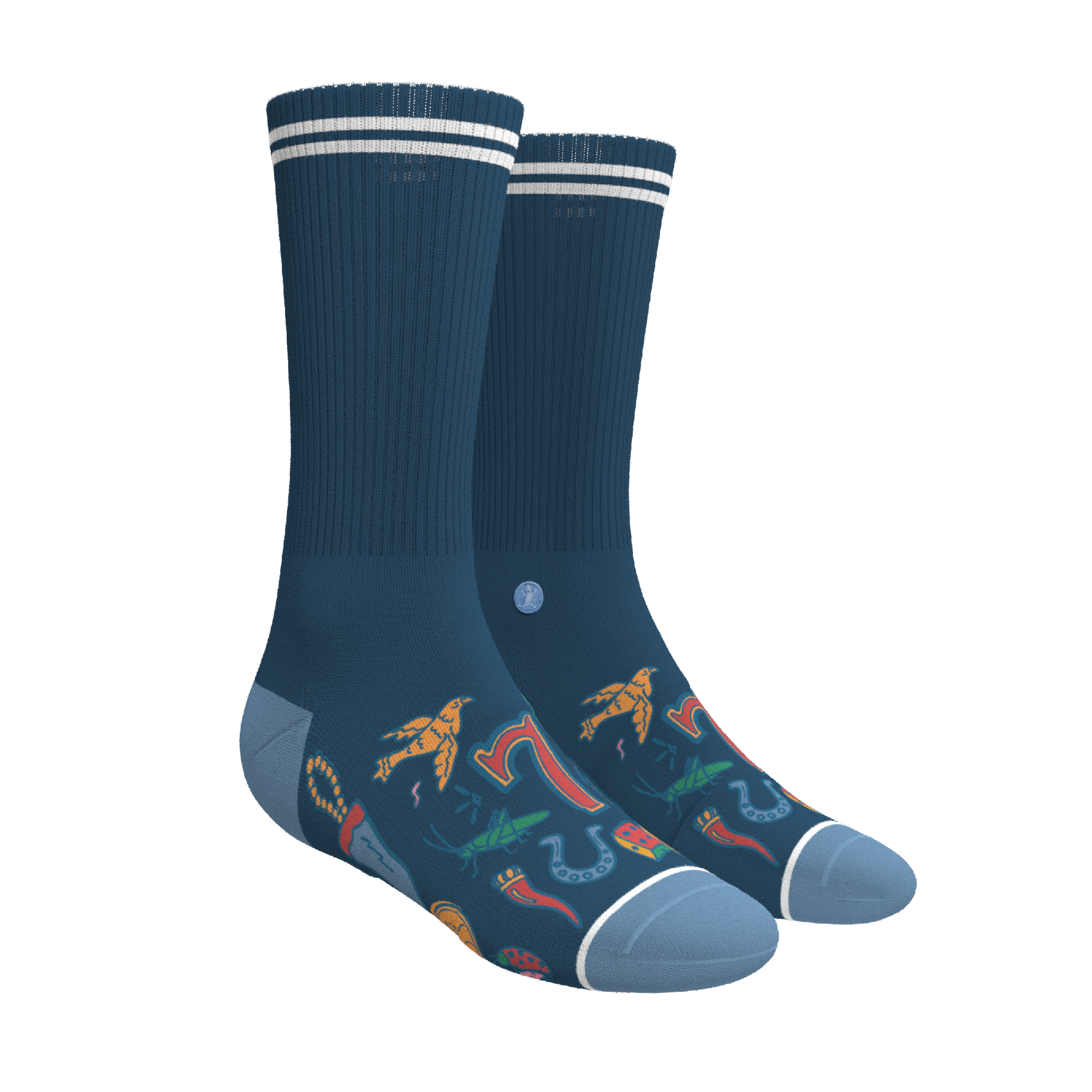 The Lucky Duck | Lucky Symbols Heel Hammock™ Crew Socks