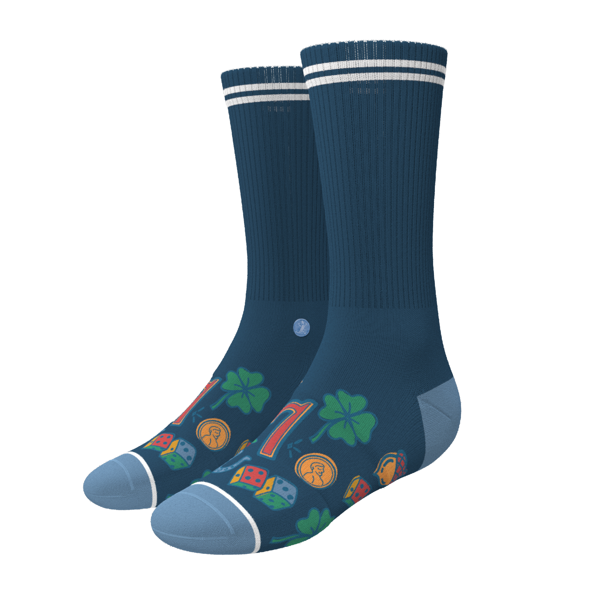 The Lucky Duck | Lucky Symbols Heel Hammock™ Crew Socks