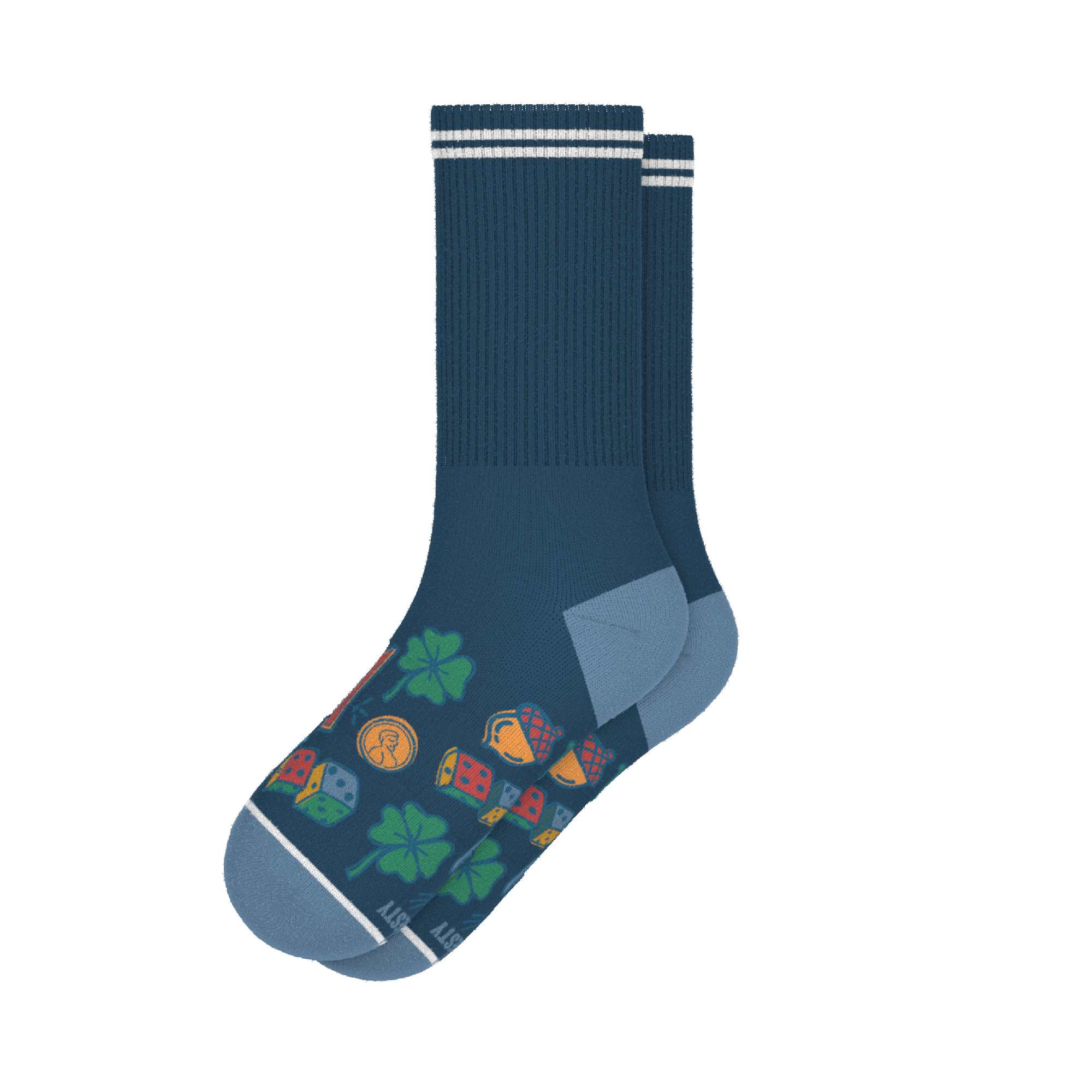 The Lucky Duck | Lucky Symbols Heel Hammock™ Crew Socks