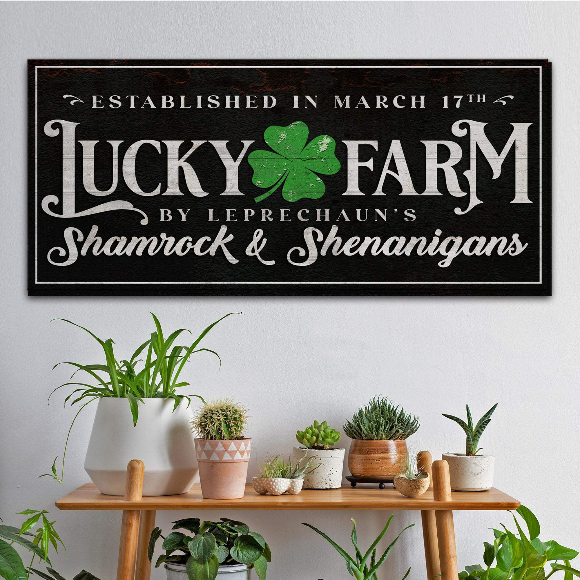 St Patrick's Day Sign VI - Tailored Canvases - Flyclothing LLC