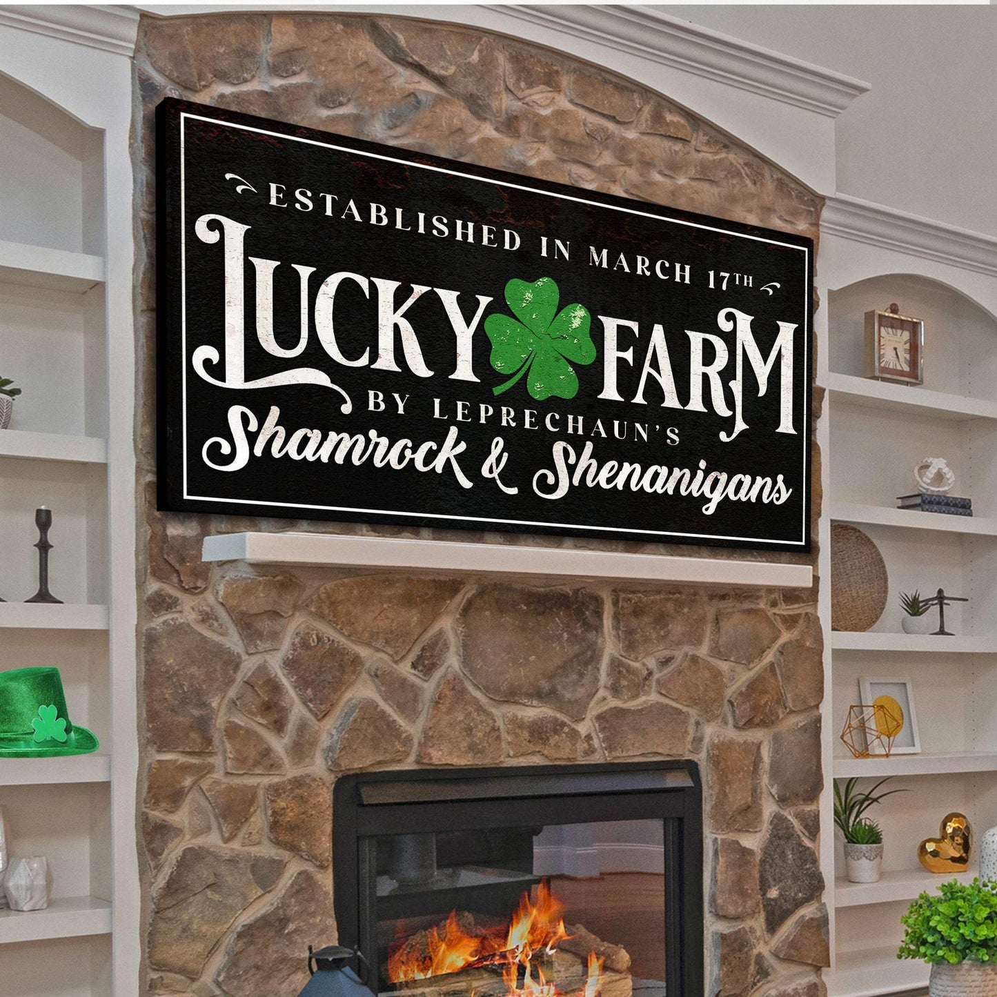 St Patrick's Day Sign VI - Tailored Canvases - Flyclothing LLC