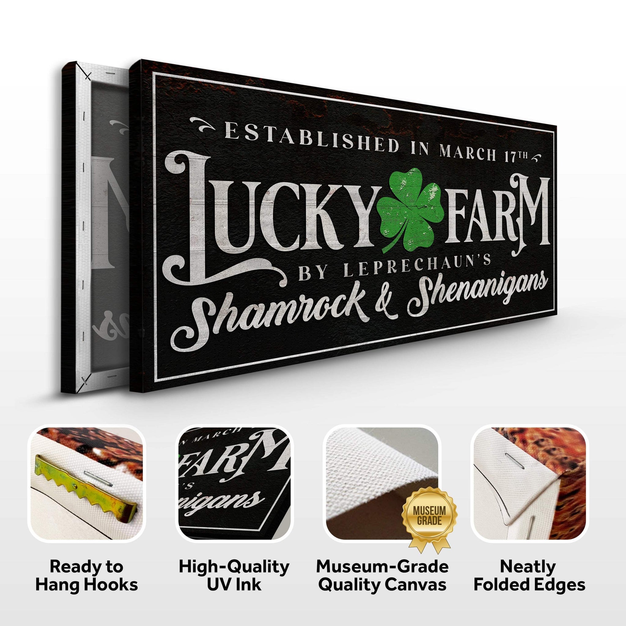 St Patrick's Day Sign VI - Tailored Canvases - Flyclothing LLC