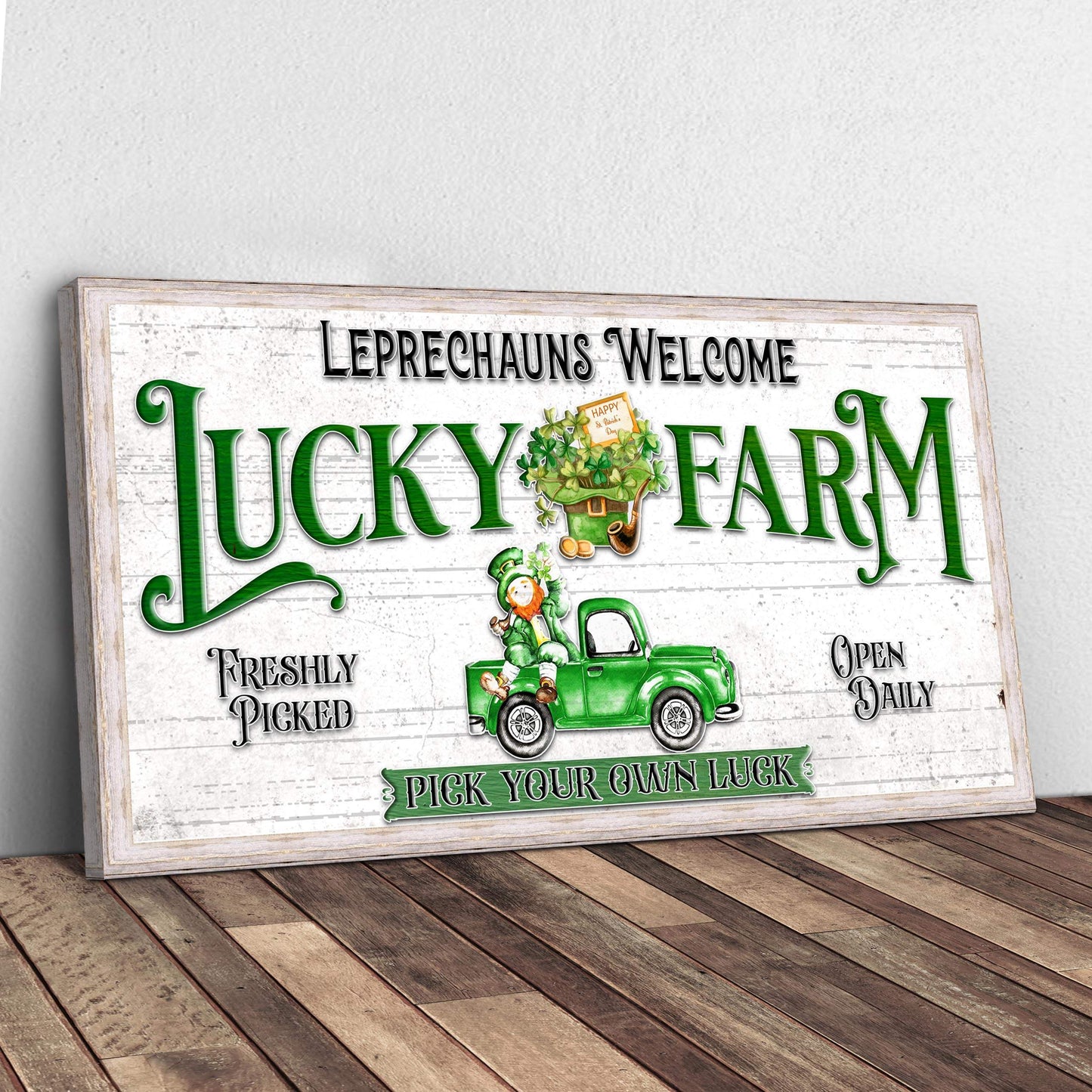 Lucky Farm St. Patrick's Day II - Tailored Canvases - Flyclothing LLC
