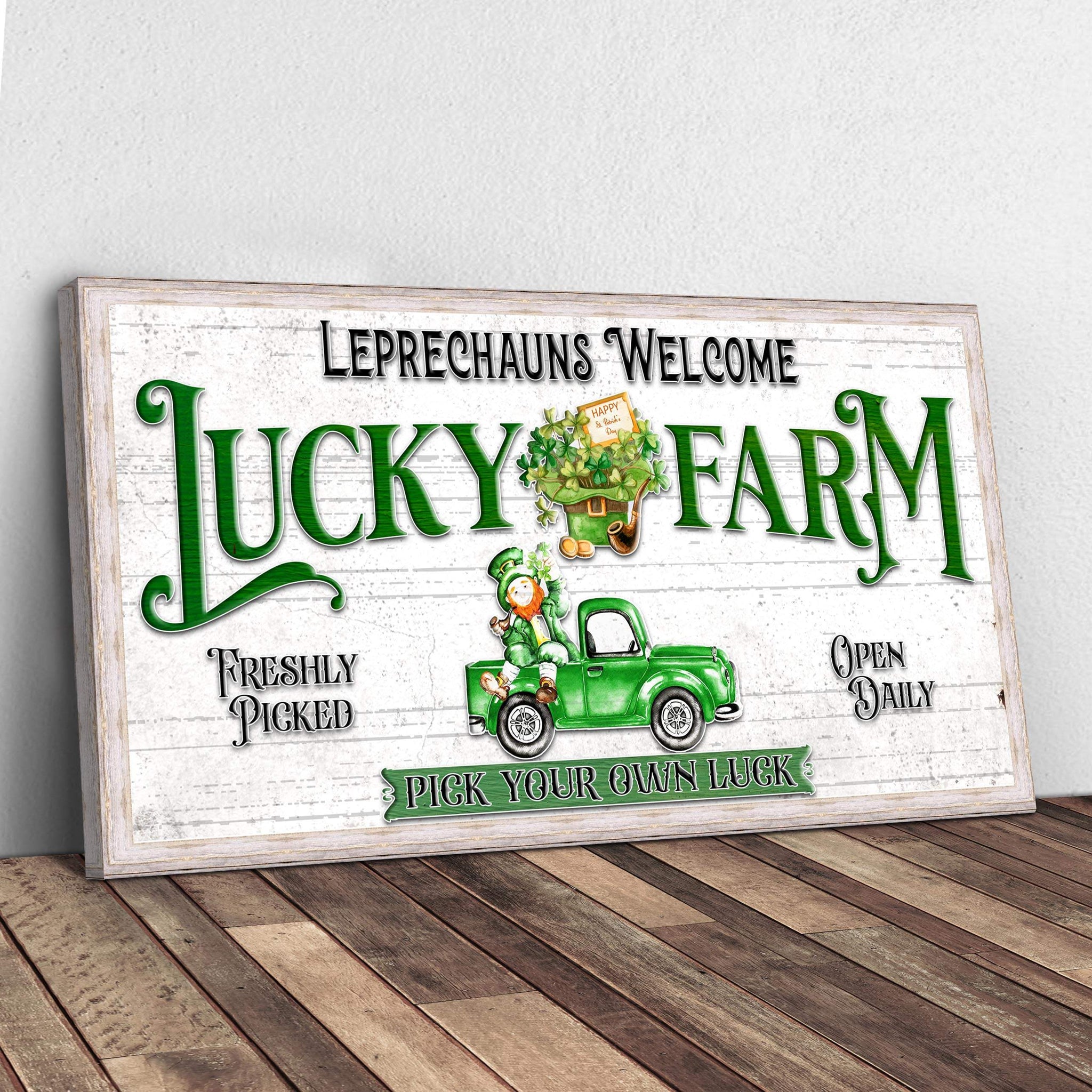 Lucky Farm St. Patrick's Day II - Tailored Canvases - Flyclothing LLC