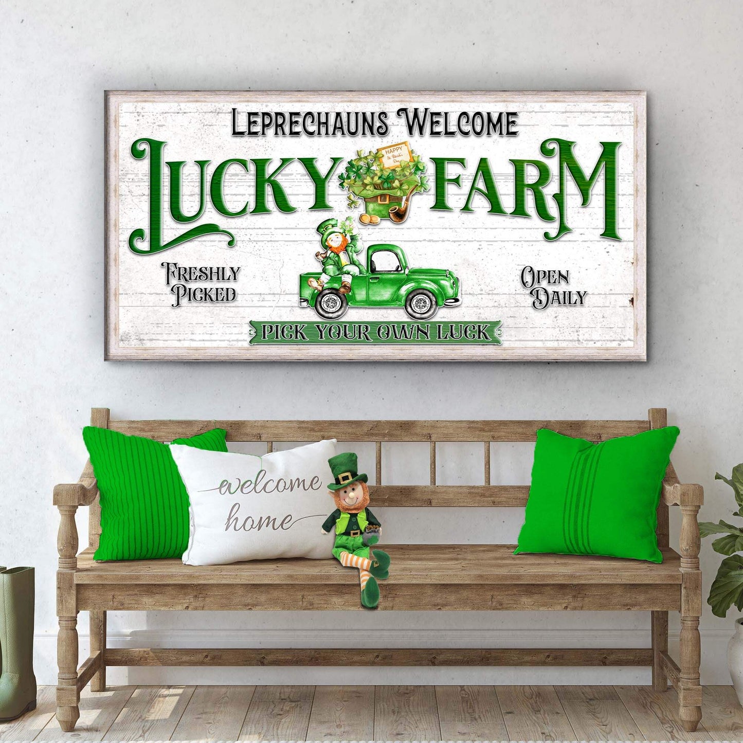 Lucky Farm St. Patrick's Day II - Tailored Canvases - Flyclothing LLC