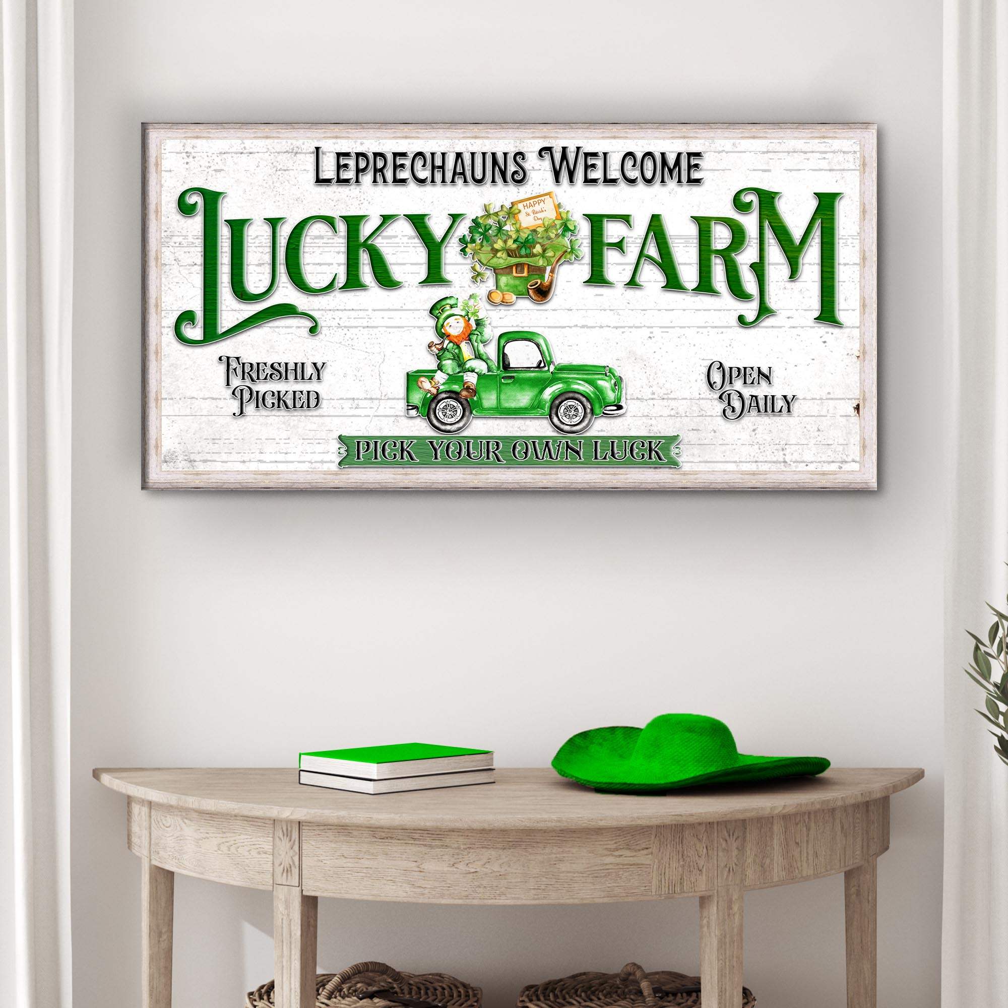 Lucky Farm St. Patrick's Day II - Tailored Canvases - Flyclothing LLC