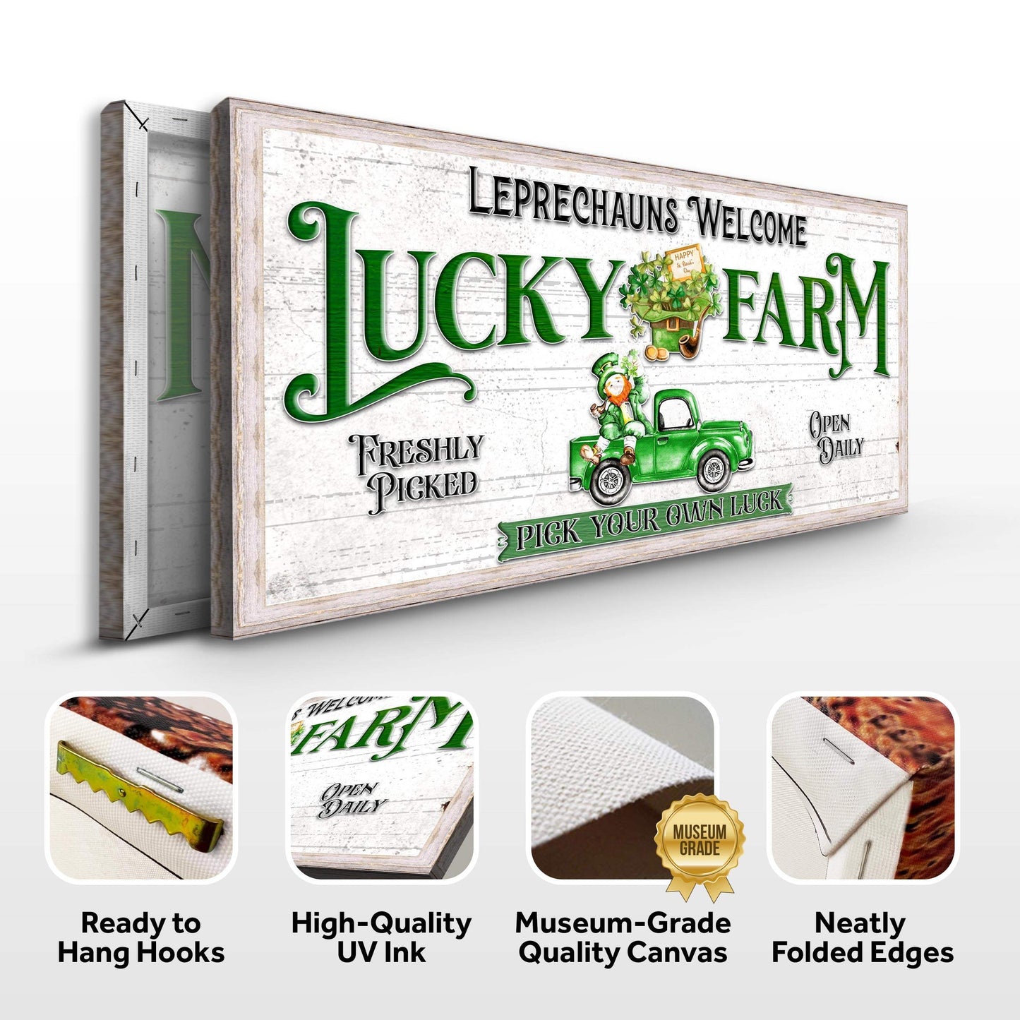 Lucky Farm St. Patrick's Day II - Tailored Canvases - Flyclothing LLC