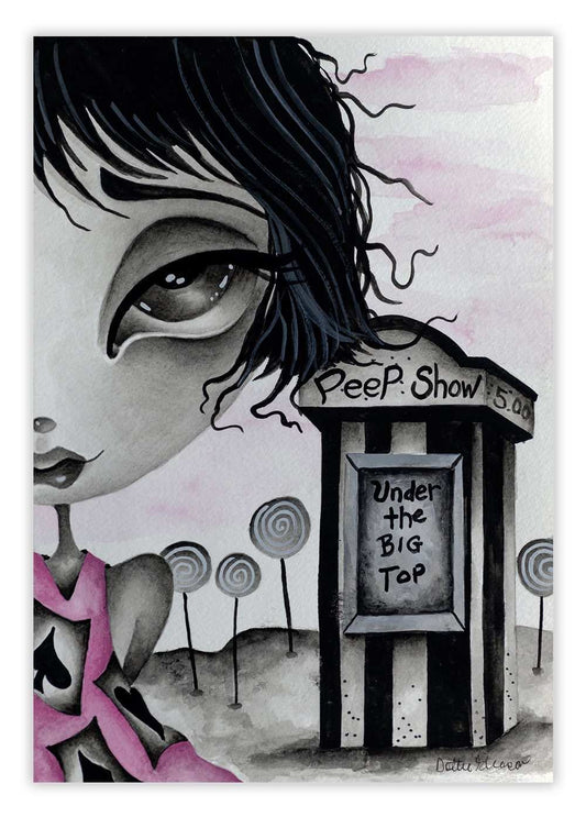 Black Market Art Company Lulu & the Peep Show Print - Black Market Art Company - Flyclothing LLC