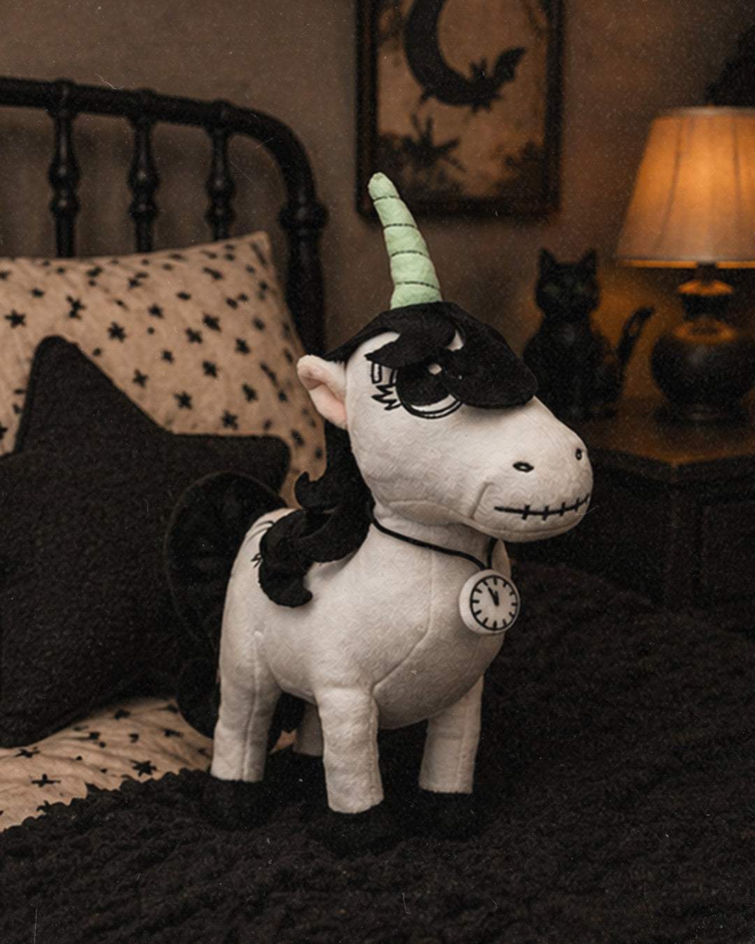 Lunabones Plush. Glow in the dark watch & horn - Alchemy of England - Flyclothing LLC