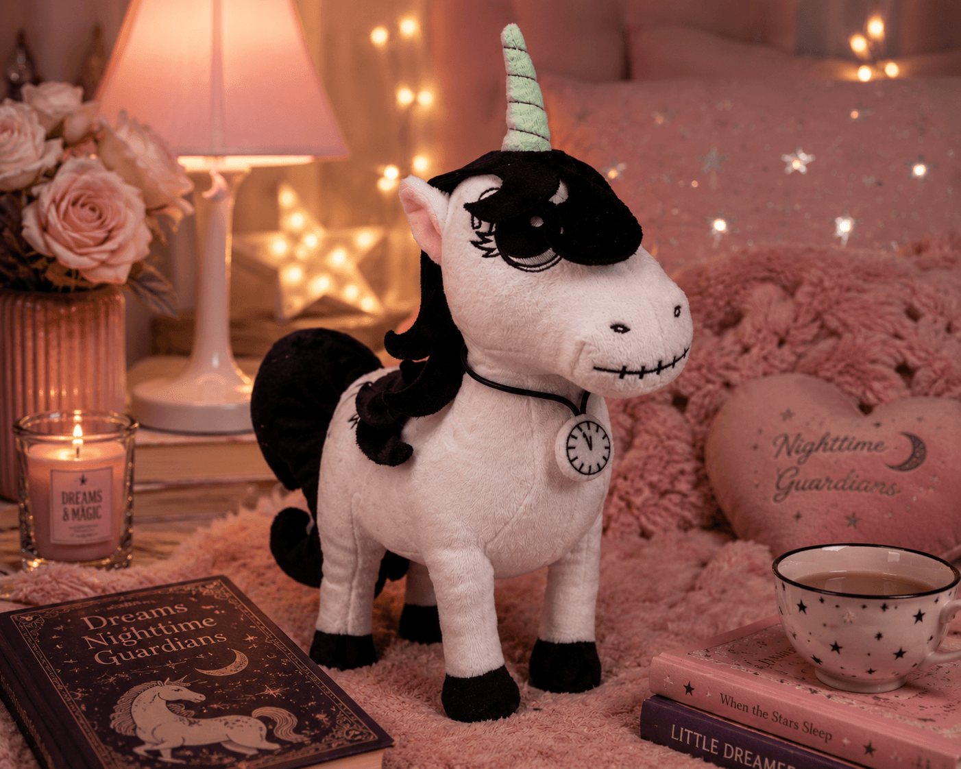 Lunabones Plush. Glow in the dark watch & horn - Alchemy of England - Flyclothing LLC
