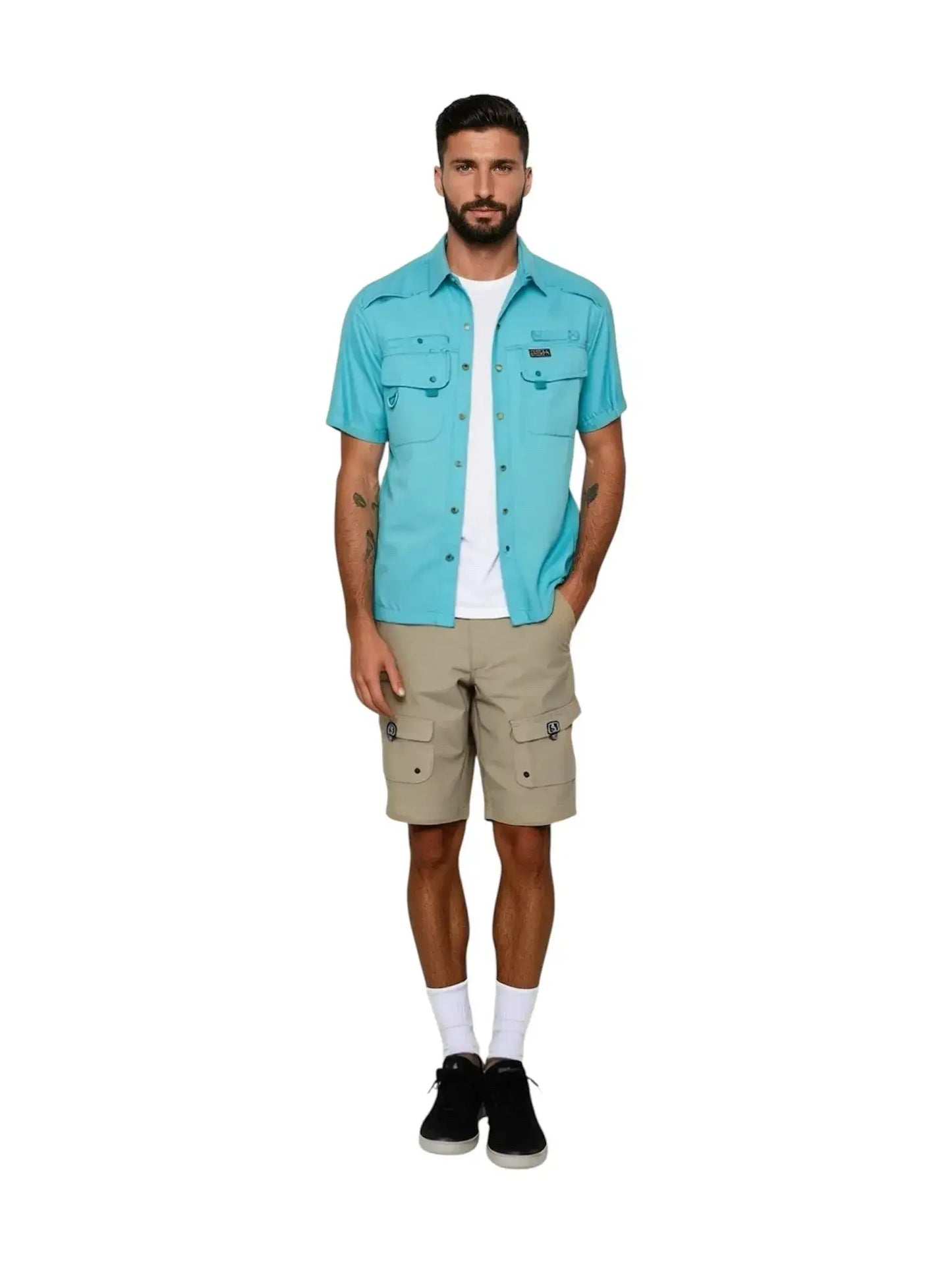 Men's Seacliff 2.0 S/S UV Vented Fishing Shirt - Hook & Tackle - Flyclothing LLC