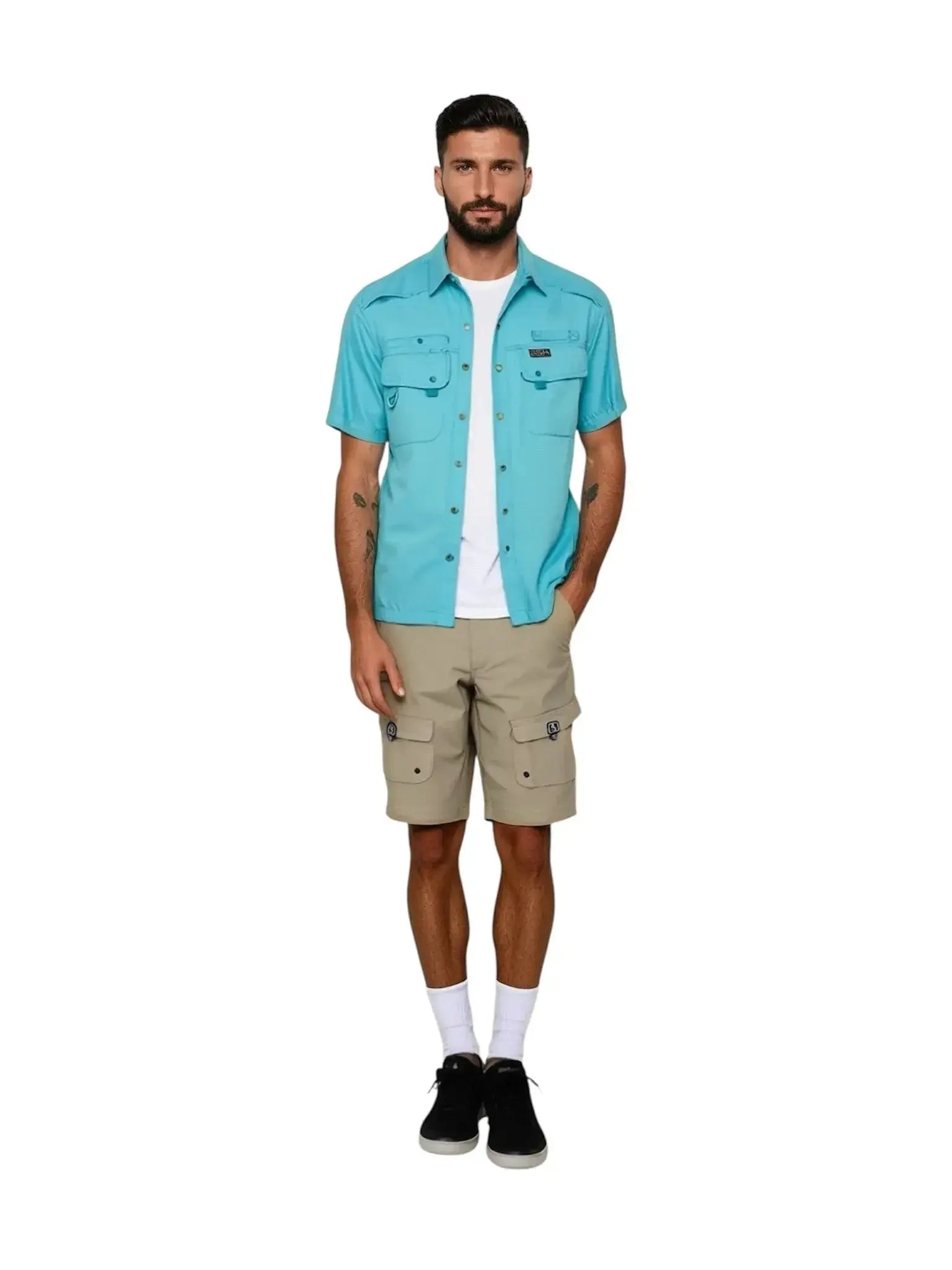 Men's Seacliff 2.0 S/S UV Vented Fishing Shirt - Hook & Tackle - Flyclothing LLC