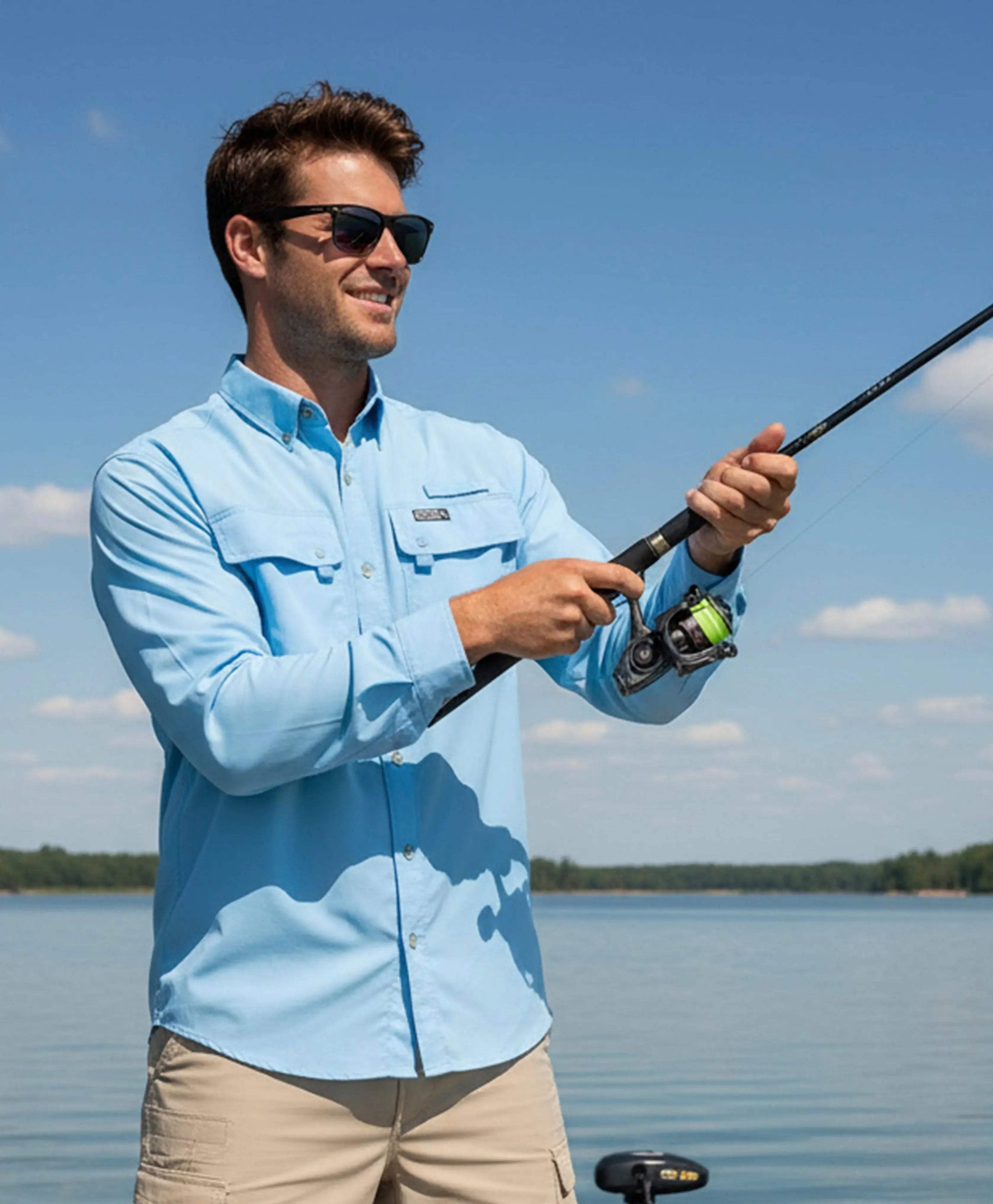 Men's Seacliff 2.0 L/S UV Vented Fishing Shirt - Hook & Tackle - Flyclothing LLC