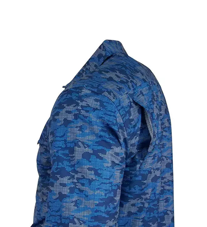 Men's Dot Camo UV Vented Fishing Shirt - Hook & Tackle - Flyclothing LLC