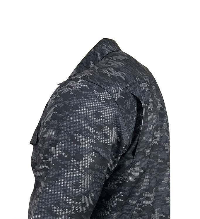 Men's Dot Camo UV Vented Fishing Shirt - Hook & Tackle - Flyclothing LLC