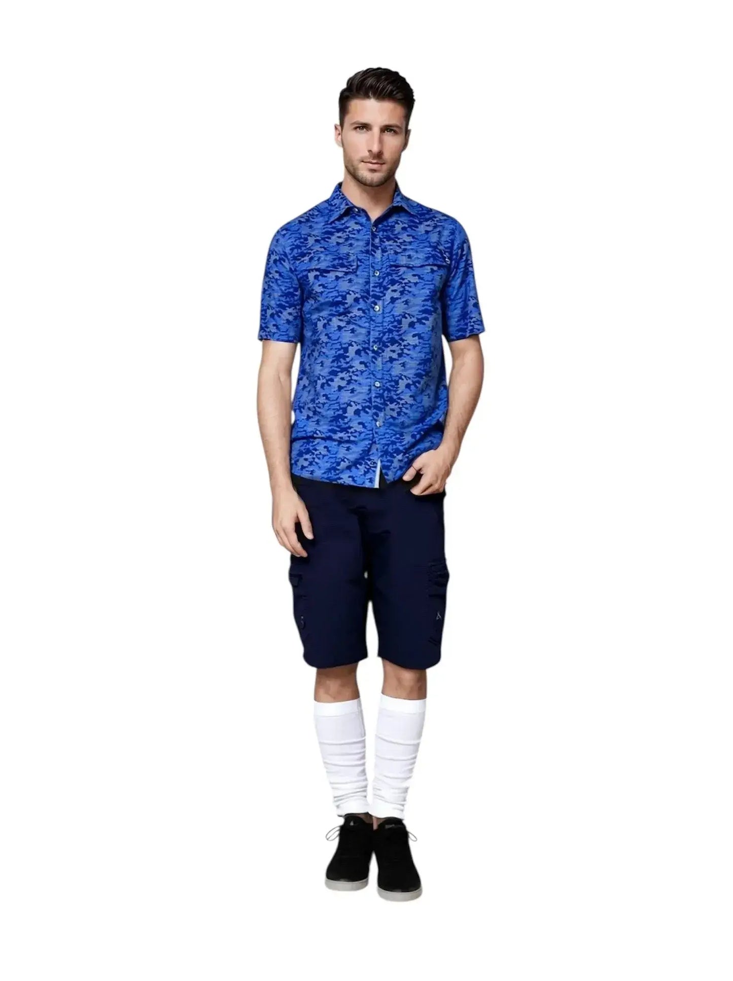 Men's Dot Camo UV Vented Fishing Shirt - Hook & Tackle - Flyclothing LLC