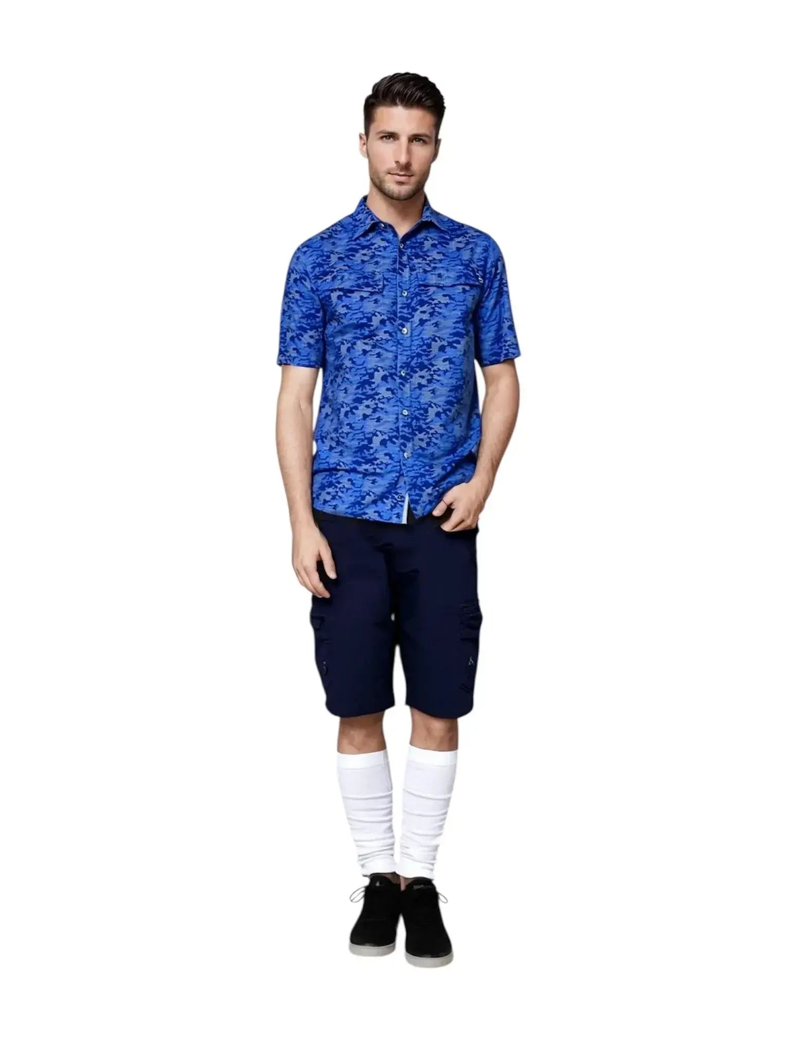 Men's Dot Camo UV Vented Fishing Shirt - Hook & Tackle - Flyclothing LLC