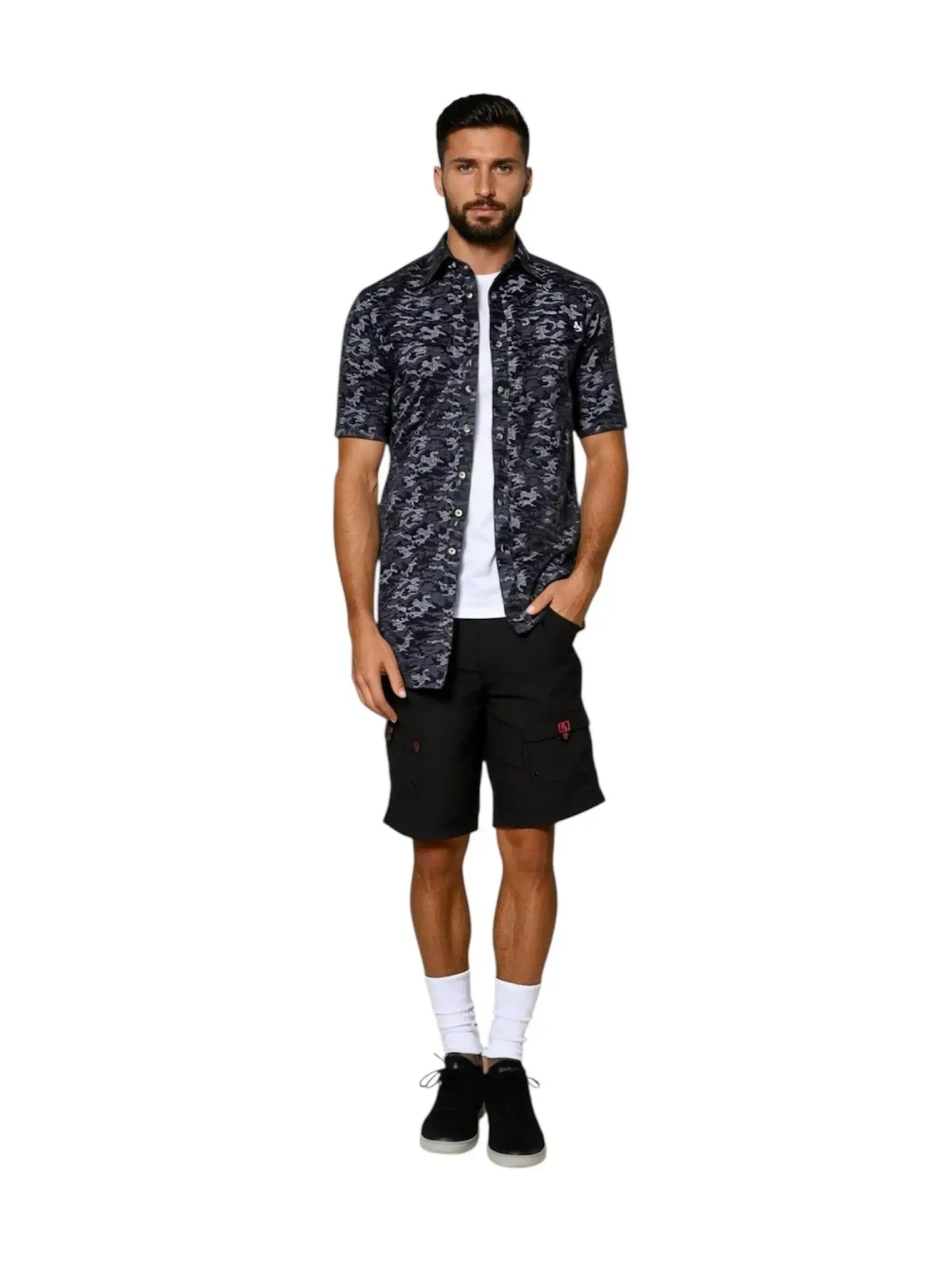 Men's Dot Camo UV Vented Fishing Shirt - Hook & Tackle - Flyclothing LLC