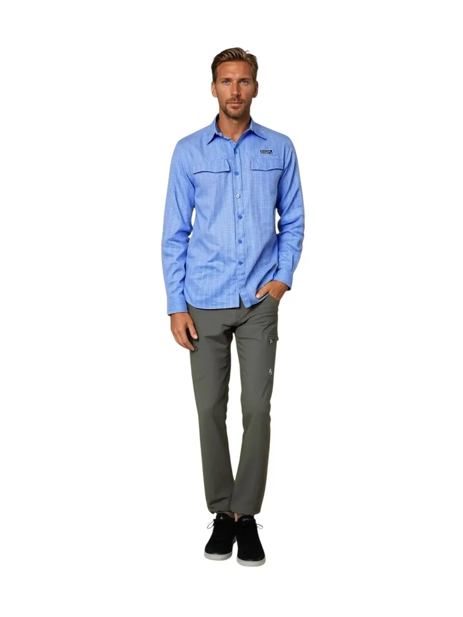Men's Sealand L/S UV Vented Fishing Shirt - Hook & Tackle - Flyclothing LLC