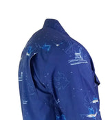 Men's Marine Charts UV Vented Fishing Shirt - Hook & Tackle - Flyclothing LLC