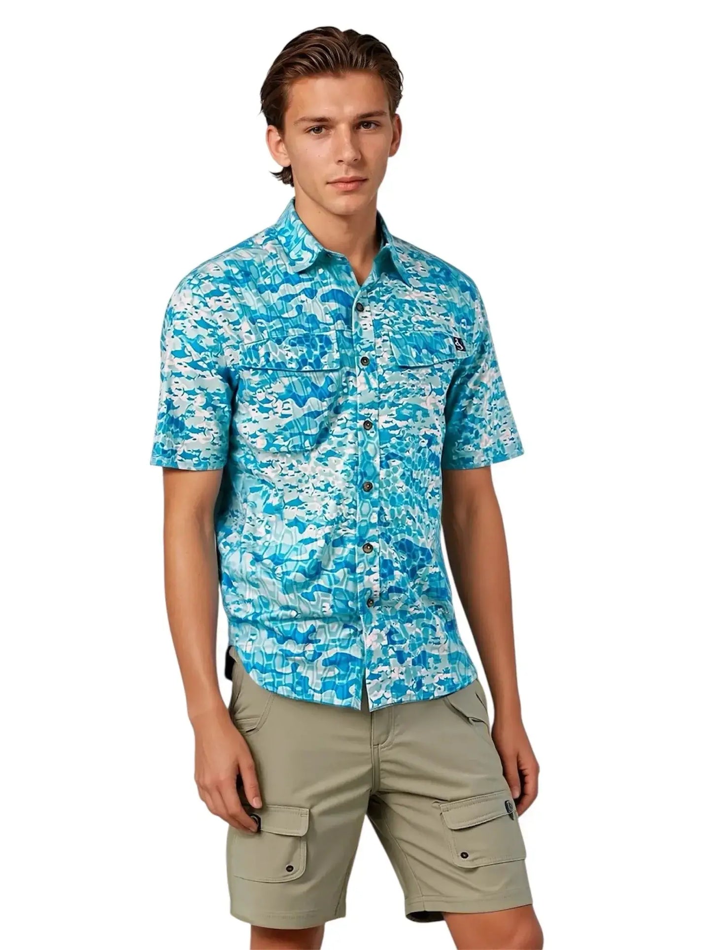 Men's Fishtek UV Vented Fishing Shirt - Hook & Tackle - Flyclothing LLC