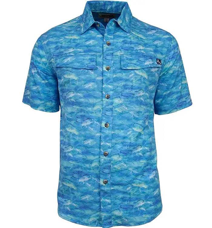 Men's Mahi Rush UV Vented Fishing Shirt - Hook & Tackle - Flyclothing LLC