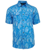 Men's Geo Camo UV Vented Fishing Shirt - Hook & Tackle - Flyclothing LLC