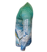 Men's Bull Dolphin L/S UV Fishing Shirt - Hook & Tackle - Flyclothing LLC