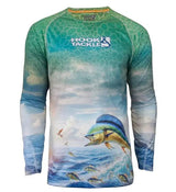 Men's Bull Dolphin L/S UV Fishing Shirt - Hook & Tackle - Flyclothing LLC