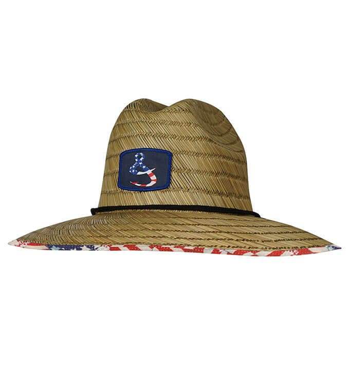 American Straw Hat - Hook & Tackle - Flyclothing LLC