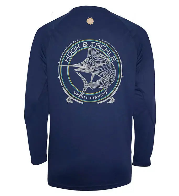 Men's Marlin Wired L/S UV Fishing Shirt - Hook & Tackle - Flyclothing LLC