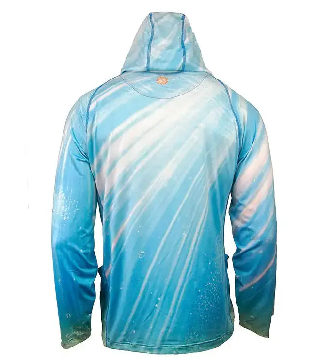 Men's Tuna Abyss UV Fishing Hoodie Gaiter - Hook & Tackle - Flyclothing LLC