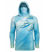 Men's Tuna Abyss UV Fishing Hoodie Gaiter - Hook & Tackle - Flyclothing LLC