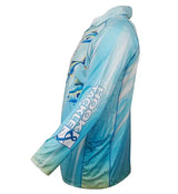 Men's Tuna Abyss UV Fishing Hoodie Gaiter - Hook & Tackle - Flyclothing LLC
