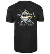 Men's Bass Rods Premium T-Shirt - Hook & Tackle - Flyclothing LLC