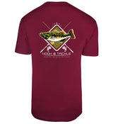 Men's Bass Rods Premium T-Shirt - Hook & Tackle - Flyclothing LLC