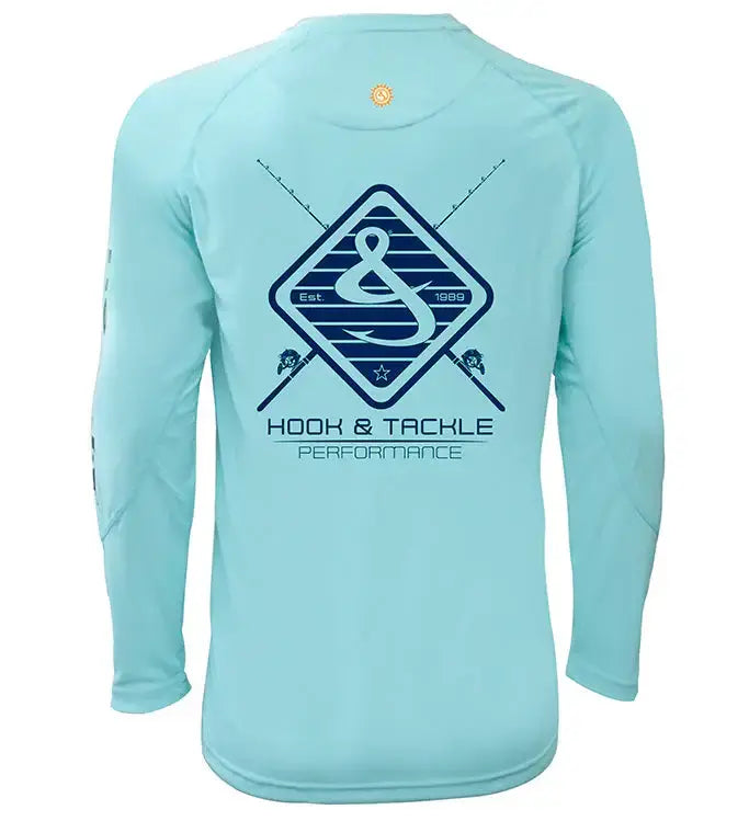 Men's Rods & Hook L/S UV Fishing Shirt - Hook & Tackle - Flyclothing LLC