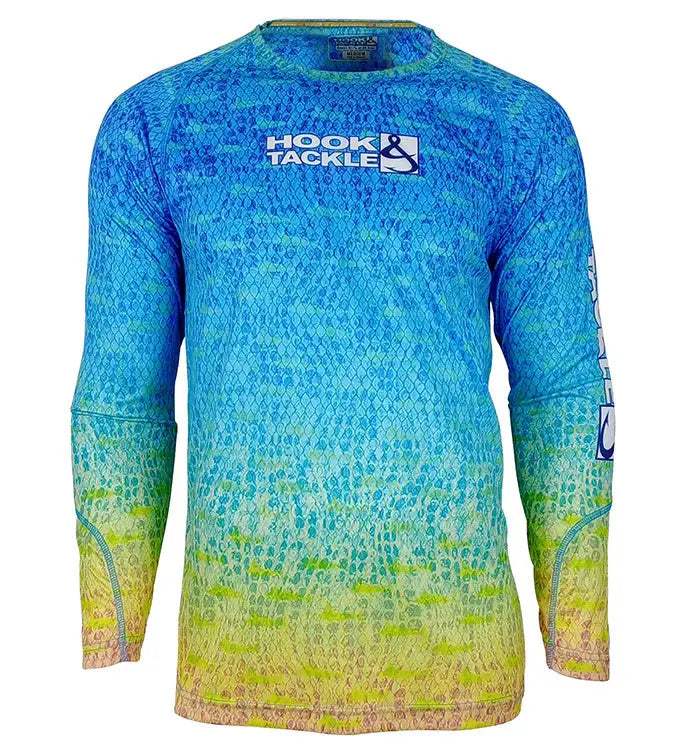 Youth Scaly Fins UV Fishing Shirt (8-20) - Hook & Tackle - Flyclothing LLC