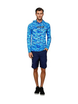 Men's Billfish Camo UV Fishing Hoodie - Hook & Tackle - Flyclothing LLC