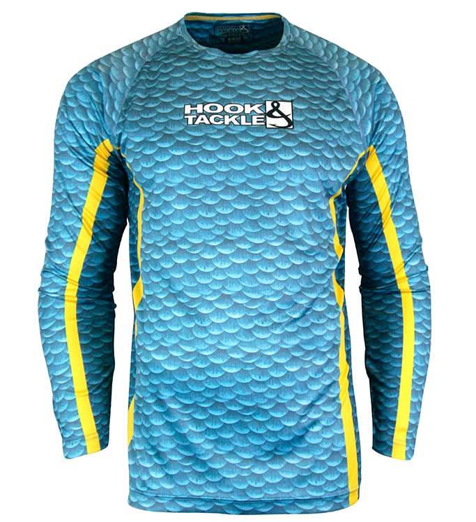 Men's Mahi Scales L/S UV Fishing Shirt - Hook & Tackle - Flyclothing LLC