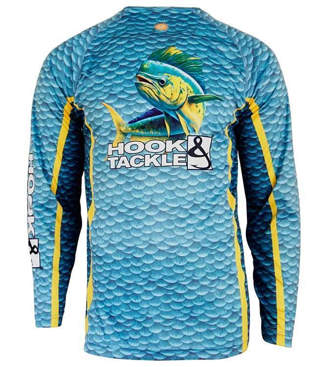 Men's Mahi Scales L/S UV Fishing Shirt - Hook & Tackle - Flyclothing LLC