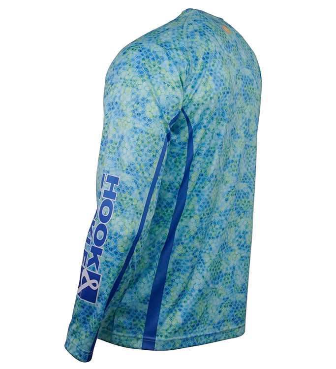 Men's Hexa Dreams L/S UV Fishing Shirt - Hook & Tackle - Flyclothing LLC
