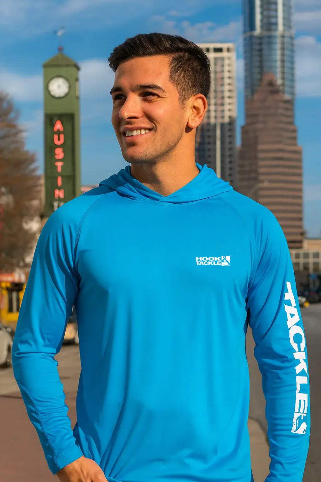 Men's Seamount L/S UV Fishing Hoodie (S-2X) - Hook & Tackle - Flyclothing LLC