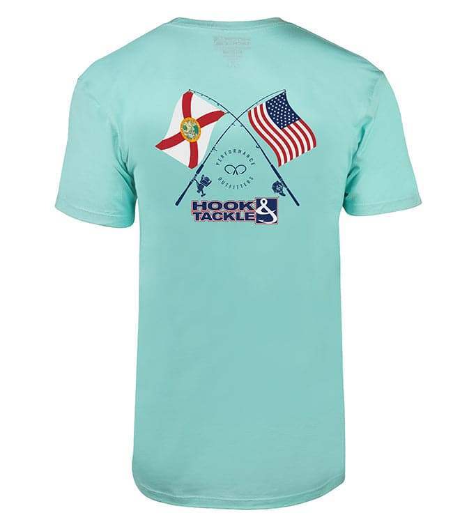 Men's Flamerica Premium T-Shirt - Hook & Tackle - Flyclothing LLC
