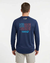 Men's American Fish L/S UV Fishing Shirt - Hook & Tackle - Flyclothing LLC