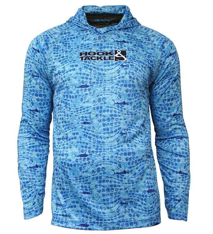 Men's Marlin Flow UV Fishing Hoodie - Hook & Tackle - Flyclothing LLC